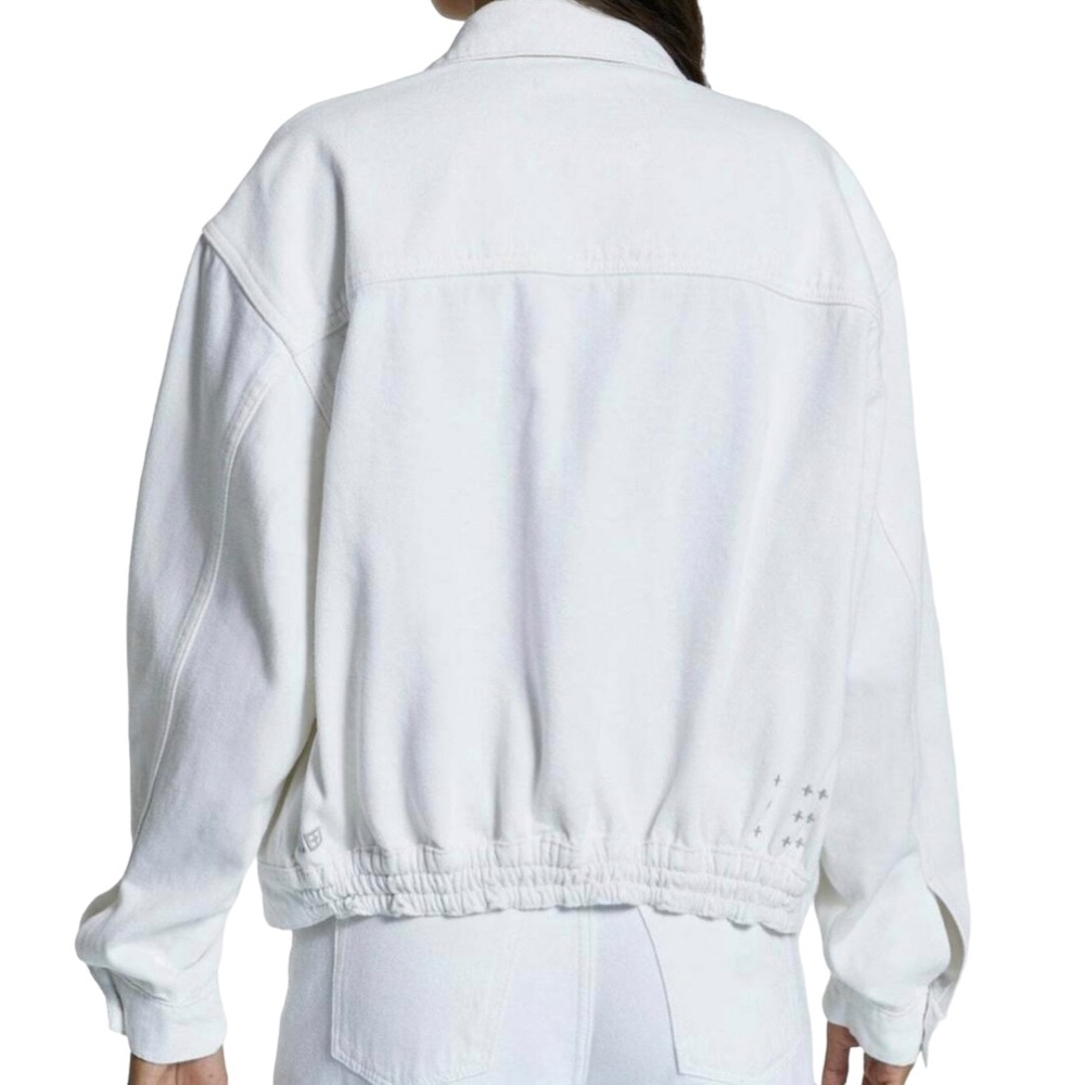 KSUBI | White Denim Jacket L - Picture 4 of 9